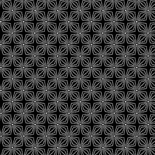 Geo Bloom Black (Color Theory Basic) 09806-12 Geo Bloom Black (Color Theory Basic) 09806-12
