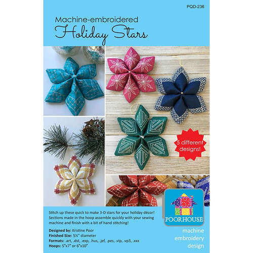 Machine Embroidery Holiday Stars Machine Embroidery Holiday Stars