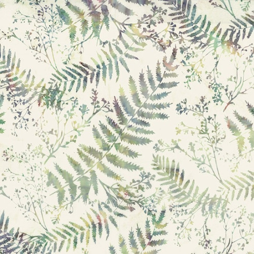 Bali Batik Fern & Twigs - Earth Bali Batik Fern & Twigs - Earth