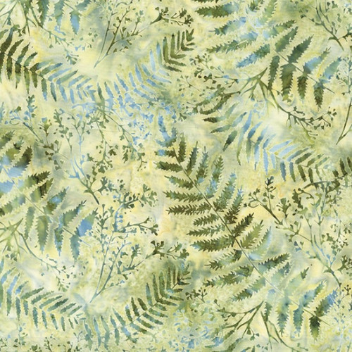 Bali Batik Fern & Twig - Caterpillar Bali Batik Fern & Twig - Caterpillar