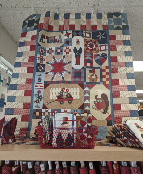 Patches of Americana Quilt Kit Patches of Americana Quilt Kit
