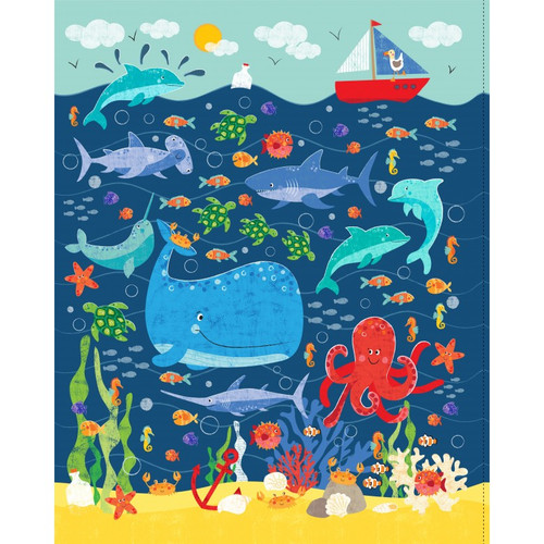 Under the Sea - Just Keep Swimming Panel Under the Sea - Just Keep Swimming Panel