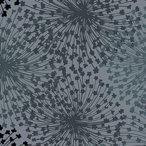Dandelion Dreams 108" Wide - Charcoal Gray Dandelion Dreams 108" Wide - Charcoal Gray