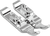 This foot is ideal for patch working with exact seam allowances of 1/4 and 1/8 inch. The patchwork foot for Dual Feed is provided with a recess on the back side of the presser foot to activate the integrated Dual Feed. This allows an even feed of several fabric layers and “sticky” materials such as leather or plastic. This foot is ideal for patch working with exact seam allowances of 1/4 and 1/8 inch. The patchwork foot for Dual Feed is provided with a recess on the back side of the presser foot to activate the integrated Dual Feed. This allows an even feed of several fabric layers and “sticky” materials such as leather or plastic.