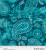 108" Wide Bohemia Teal