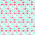 Love is in the Air Peekaboo Hearts Light Teal