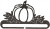 6" Split Bottom Pumpkin Patch Hanger