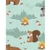 Woodland Whimsy Scenic Animals Teal