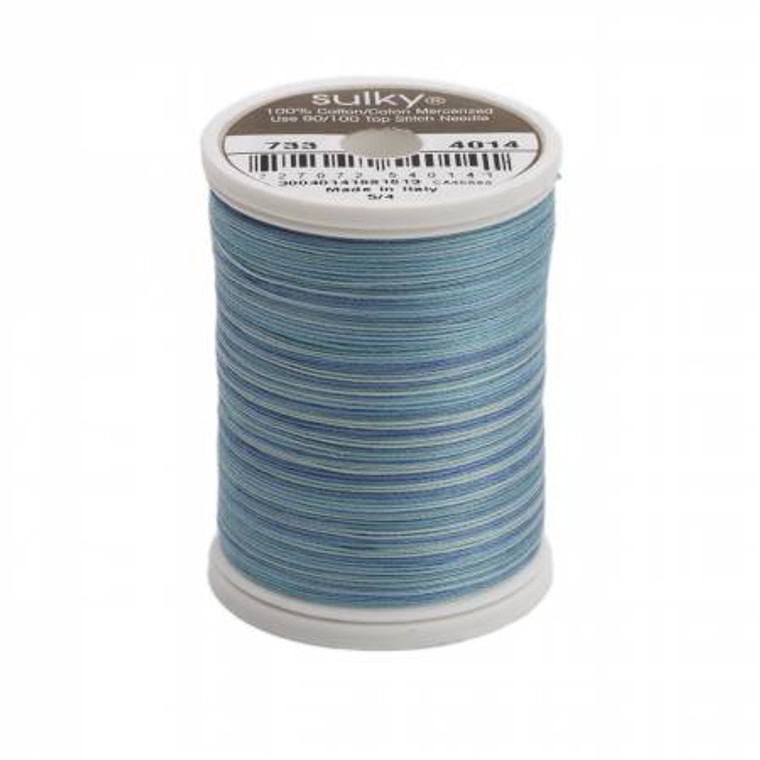 Sulky 30 Wt. Cotton Blendables Thread - 4014 Ocean Blue