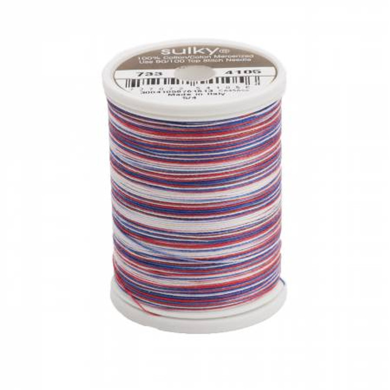 Sulky 30 Wt. Cotton Blendables Thread - 4105 America