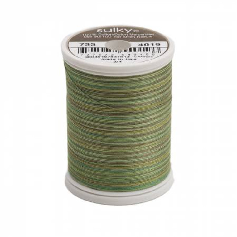 Sulky 30 Wt. Cotton Blendables Thread - 4019 Forest Floor
