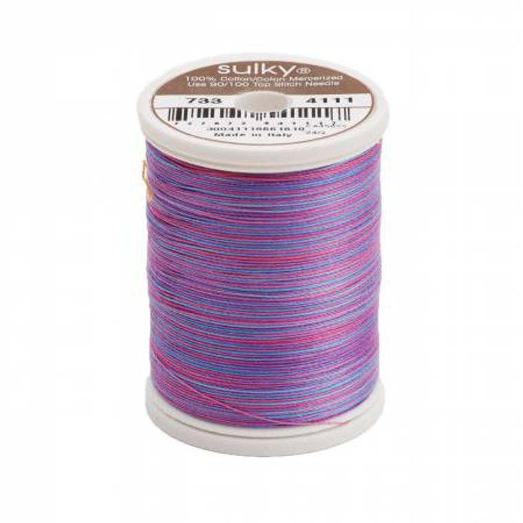 Sulky 30 Wt. Cotton Blendables Thread - 4111 Deep Jewels