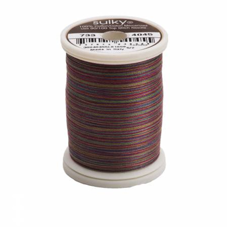 Sulky 30 Wt. Cotton Blendables Thread - 4045 Summer Nights