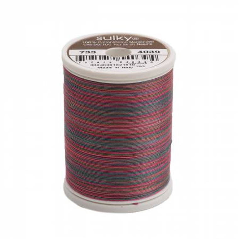 Sulky 30 Wt. Cotton Blendables Thread - 4039 Winter Holiday