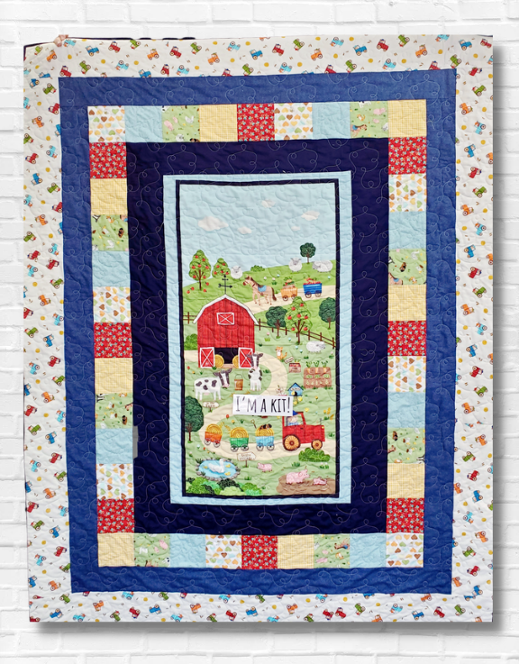 Down on the Farm Quilt Kit - Incl. Binding