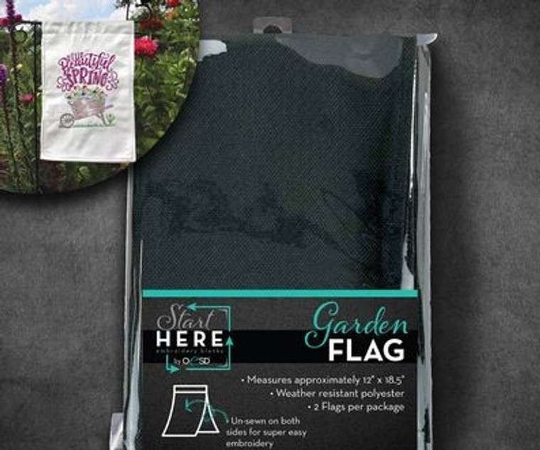 OESD Garden Flag 12"x18.5"  2 pack