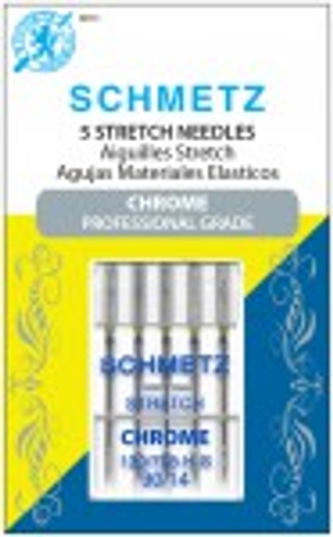 Schmetz Chrome Stretch Needles 90/14-5 pack