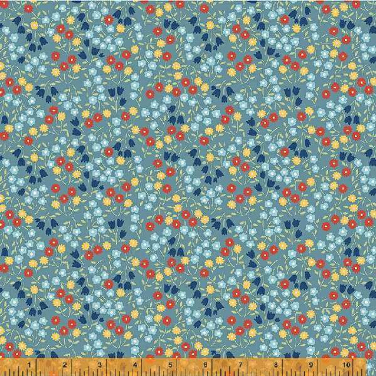 Forget Me Not Ditsy Floral Slate