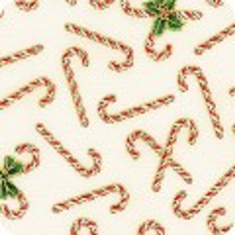 Holiday Charms Candy Canes Ivory