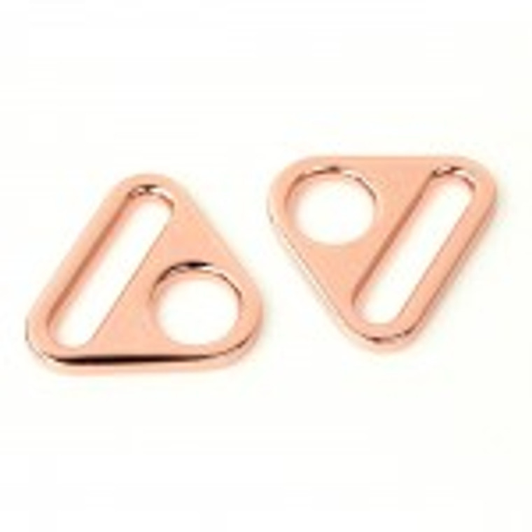 Triangle Ring 1" Rose Gold