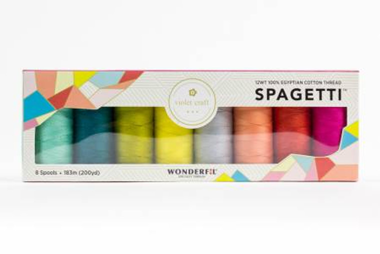 Spagetti 8-Spool Thread Set Violet Craft