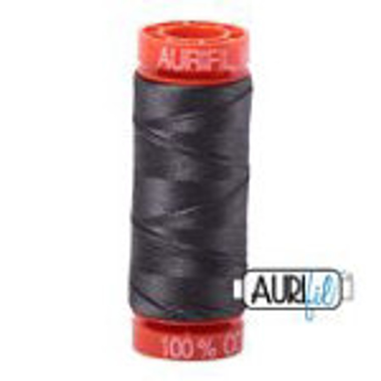 Aurifil Cotton Mako Thread 50wt 200m Dark Pewter - 2630