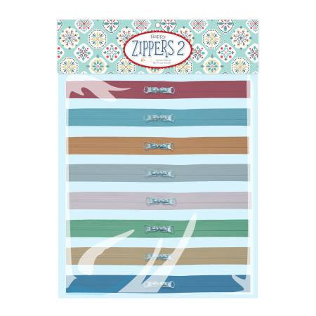 Lori Holt Happy Zippers 2 -8 Assorted Colors