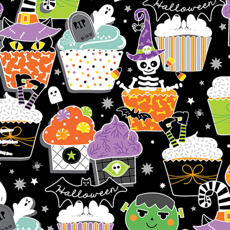 Chills and Thrills Halloween Treats Black