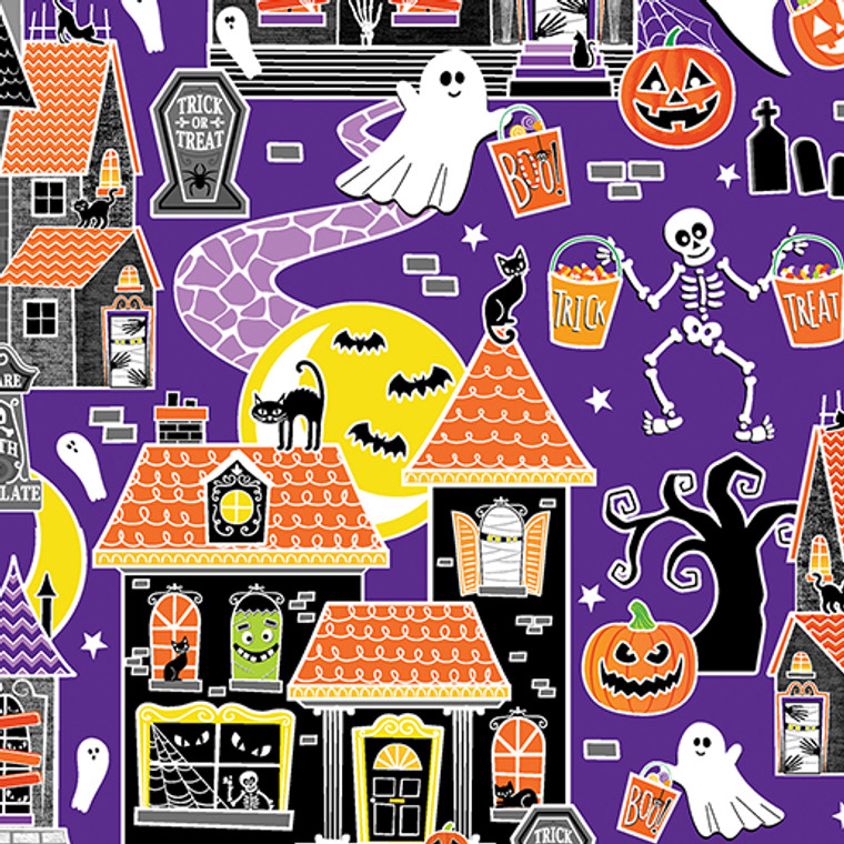 Chills and Thrills Trick or Treat Purple