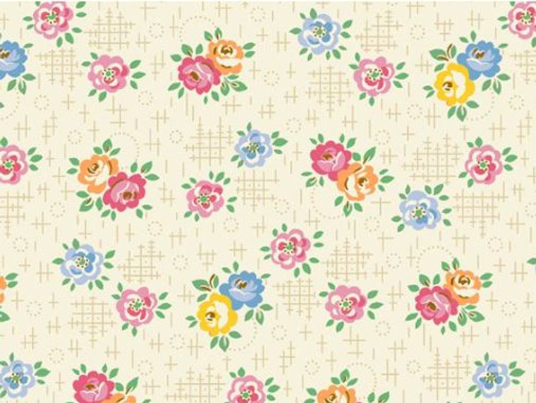 Marcus Fabrics Roses - Cream 108"