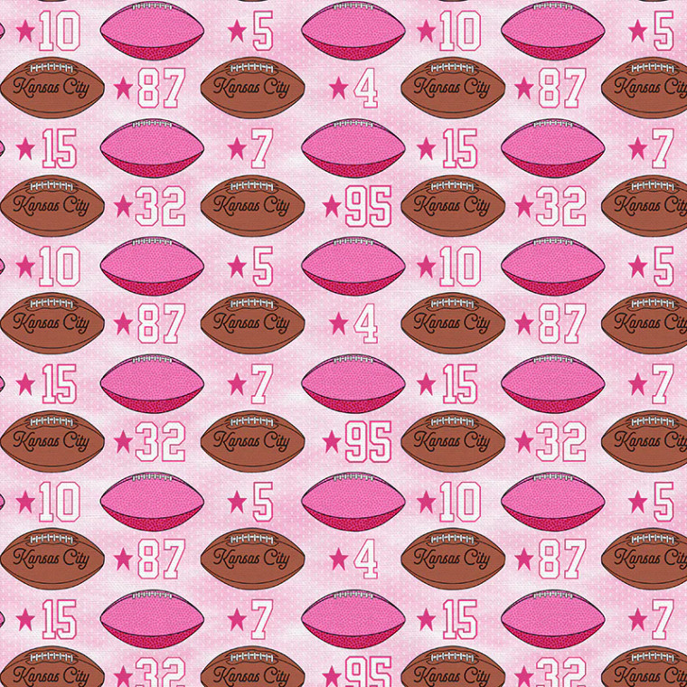 Kansas City Chiefs Football - Pink/Gold