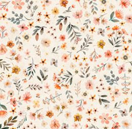 Hedgehugs Floral Toss - Cream