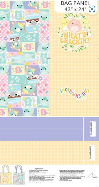 Springtime Bag Panel 43" x 24"