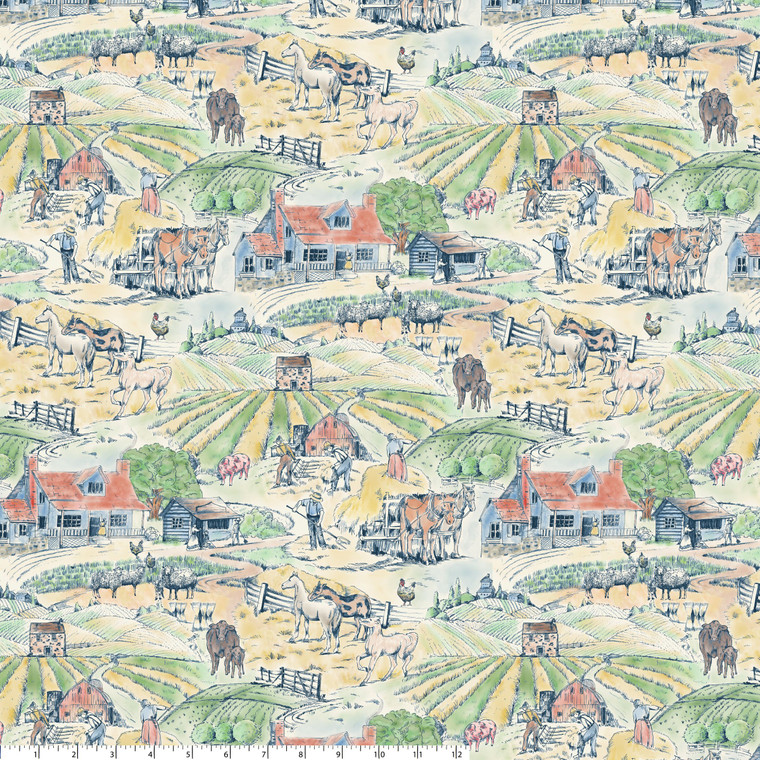 All Iowa Shop Hop 2026 Farmland 108" Wide Backing