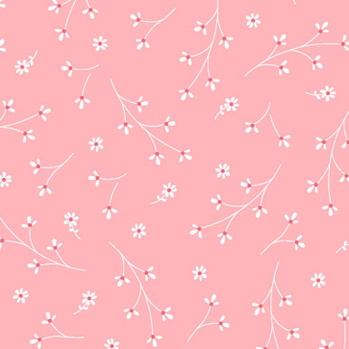 Kimberbell Basics Flannel Pretty Petals Pink