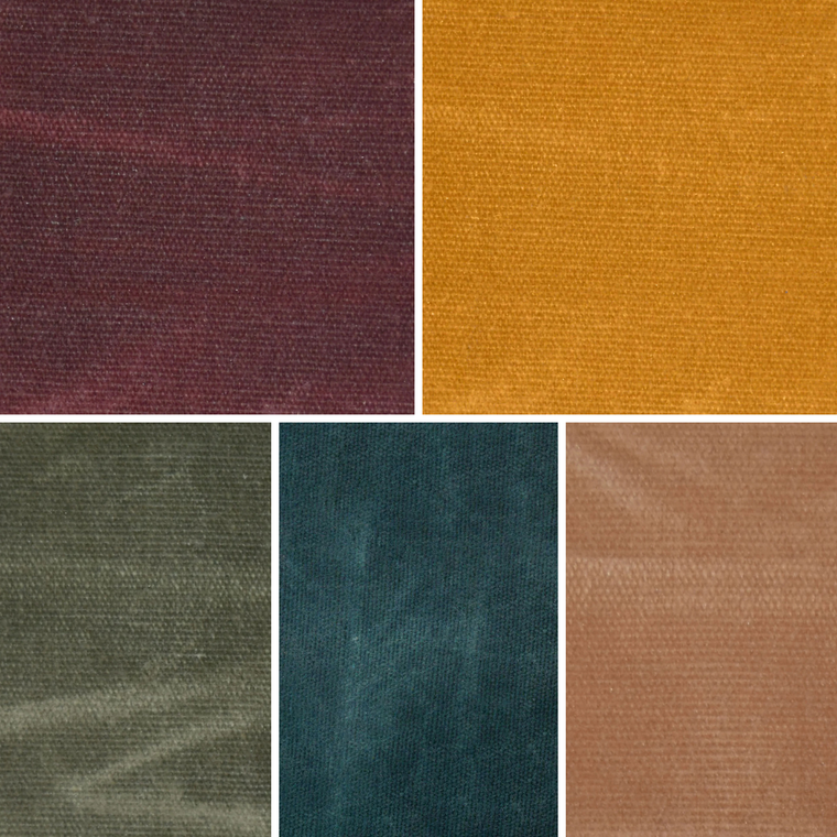 18" x 58" Waxed Canvas Cut: Various Colors