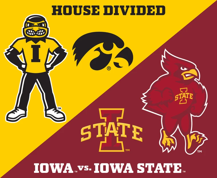 IOWA - IOWA STATE HOUSE DIVIDED PANEL-36"X 43"