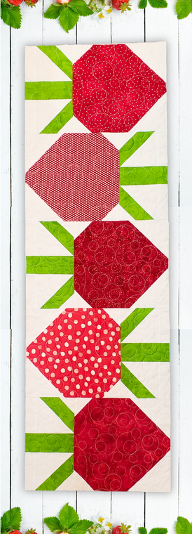 Berrylicious Table Runner Kit: 15" x 50" - Includes Binding