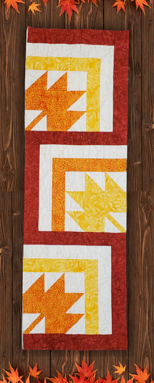 Maple Grove Table Runner Kit: 15" x 47" - Includes Binding