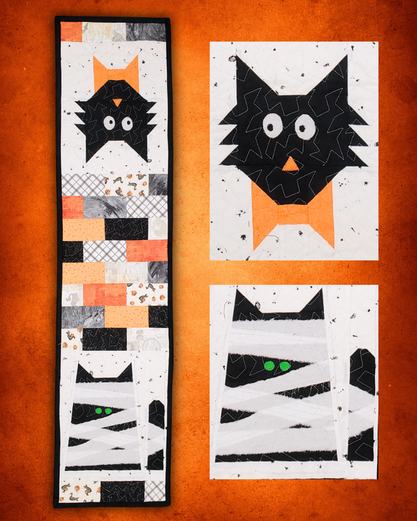 Making Mischief Table Runner Kit - Includes Binding