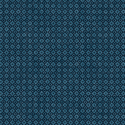 Burlap Diamond Geo Dark Blue