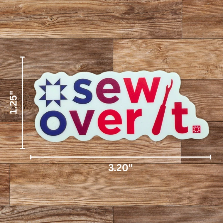 Sew Over It Sticker