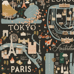 Bon Voyage City Guide  Black Canvas