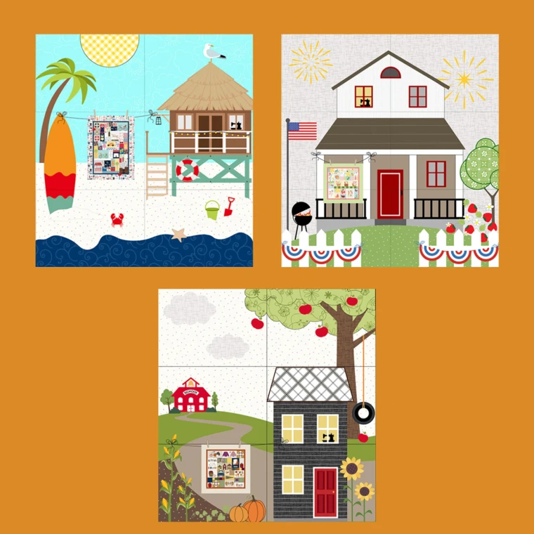 Home Sewn Tiling Scenes Volume 2