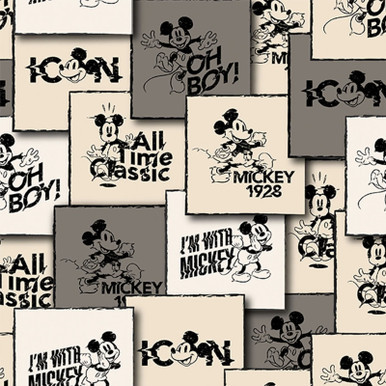 Mickey Mouse Vintage Mosiac