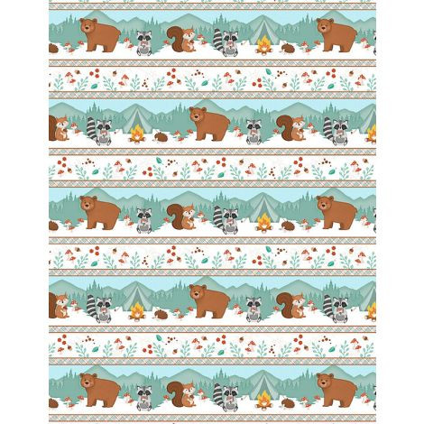 Woodland Whimsy Border Stripe