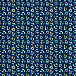 Patchouli Prints Flower Toss Navy