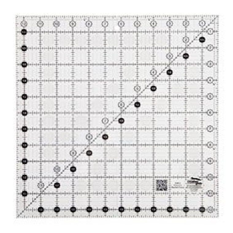 Creative Grids 12 1/2 in x12 1/2 Ruler