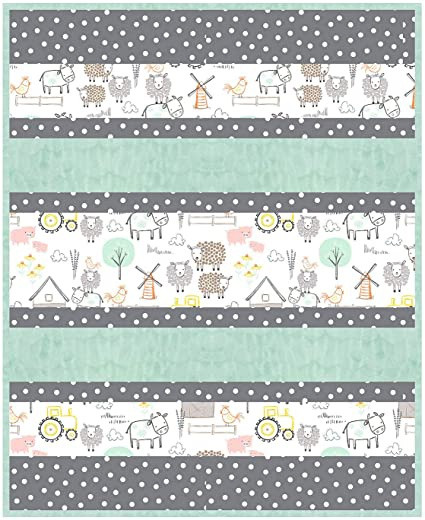 Shannon Fabrics Hay There Cuddle Quilt Kit