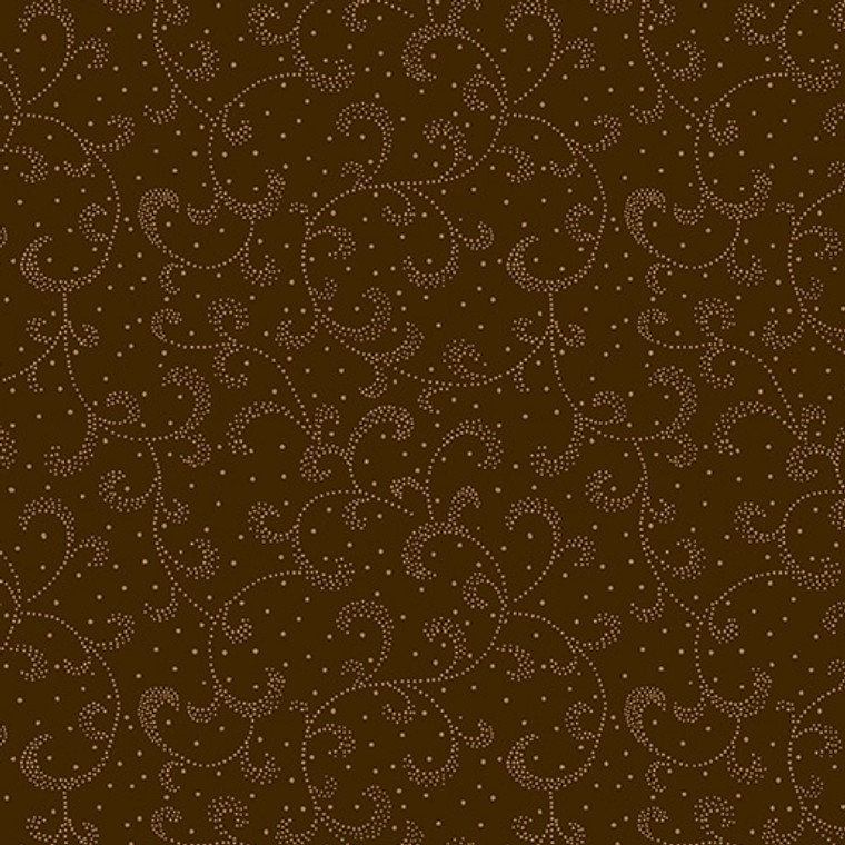 Swirling Scroll Chestnut Brown (Color Theory Basic) 09805-77